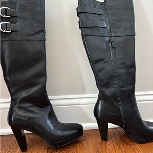 Cole Haan Black Leather Boots